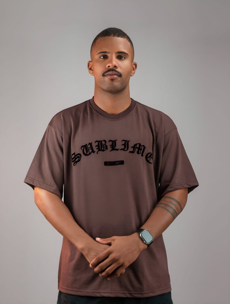 CAMISA OVERSIZED - MARROM