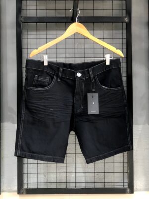 SHORT JEANS - PRETO