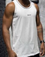 CAMISETA REGATA VIÉS MARROM